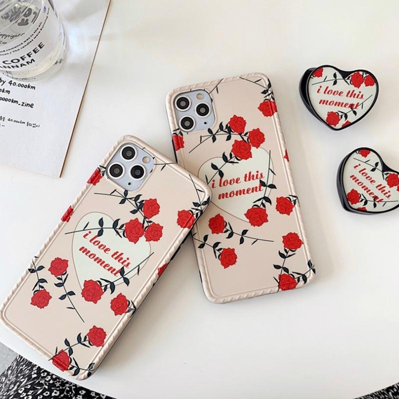 Iphone13 ケース 韓国 Tpu グリップ Grip ローズ ハート デザイン おしゃれ レディース 女性 Iphone Se2 Se3 7 11 12 12mini 12pro Max 13 13mini 13pro Max セレクトショップ オンリーユー 通販 Yahoo ショッピング