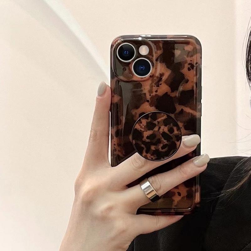 スマホケース iphone13 ケース 韓国 iphone12 ケース 携帯ケース iphone11 ケース iphone se ケース TPU べっこう柄 グリップ GRIP  レディース 女性 |  | 01