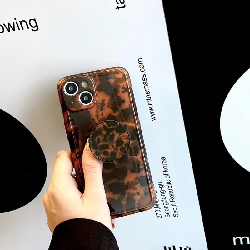 スマホケース iphone13 ケース 韓国 iphone12 ケース 携帯ケース iphone11 ケース iphone se ケース TPU べっこう柄 グリップ GRIP  レディース 女性 |  | 02