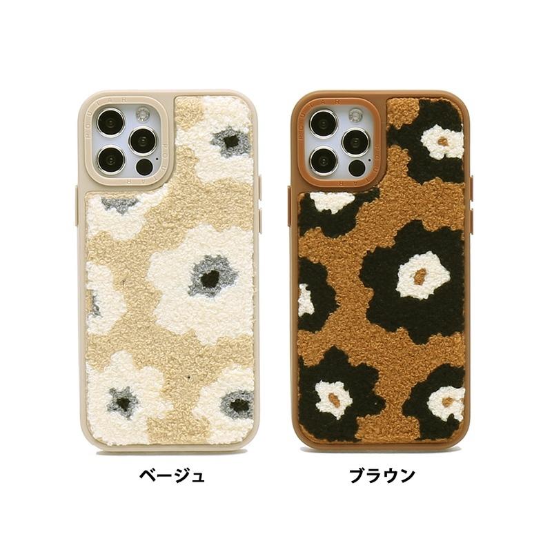スマホケース iphone13 ケース 韓国 iphone12 ケース 携帯ケース iphone11 ケース iphone se ケース TPU もこもこ 秋冬 花 フラワー レトロ レディース |  | 01