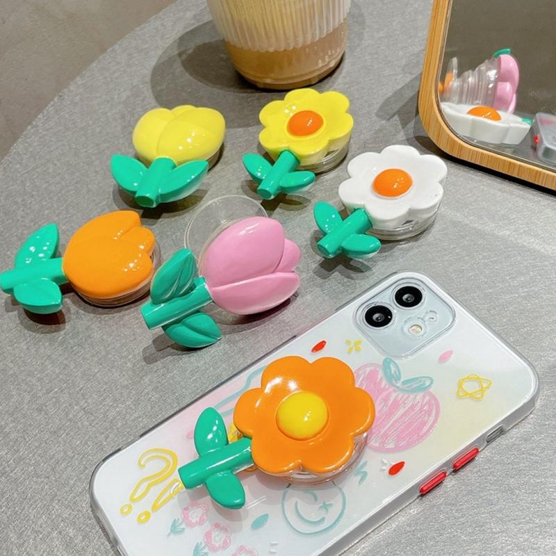 スマホグリップ 韓国 グリップトック スマホリング シンプル かわいい おしゃれ スマホスタンド Griptok 落下防止 花 フラワー チューリップ モチーフ セレクトショップ オンリーユー 通販 Yahoo ショッピング