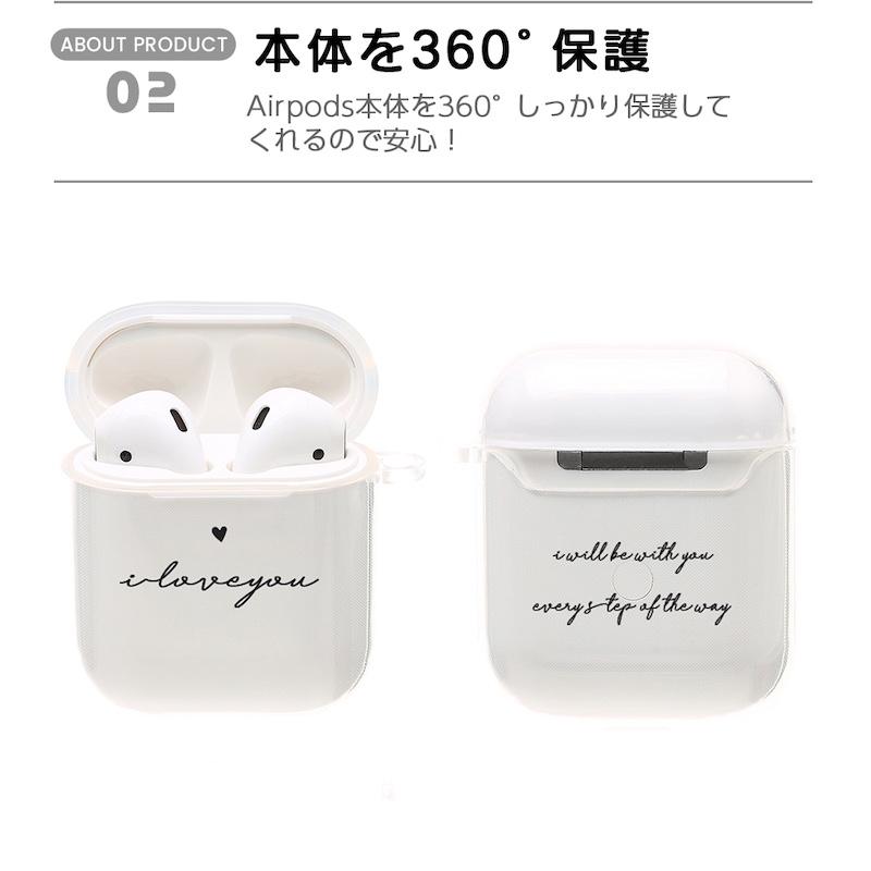 AirPods Pro3 ケース かわいい airpods pro2 第3世代 TPU 英字 ロゴ