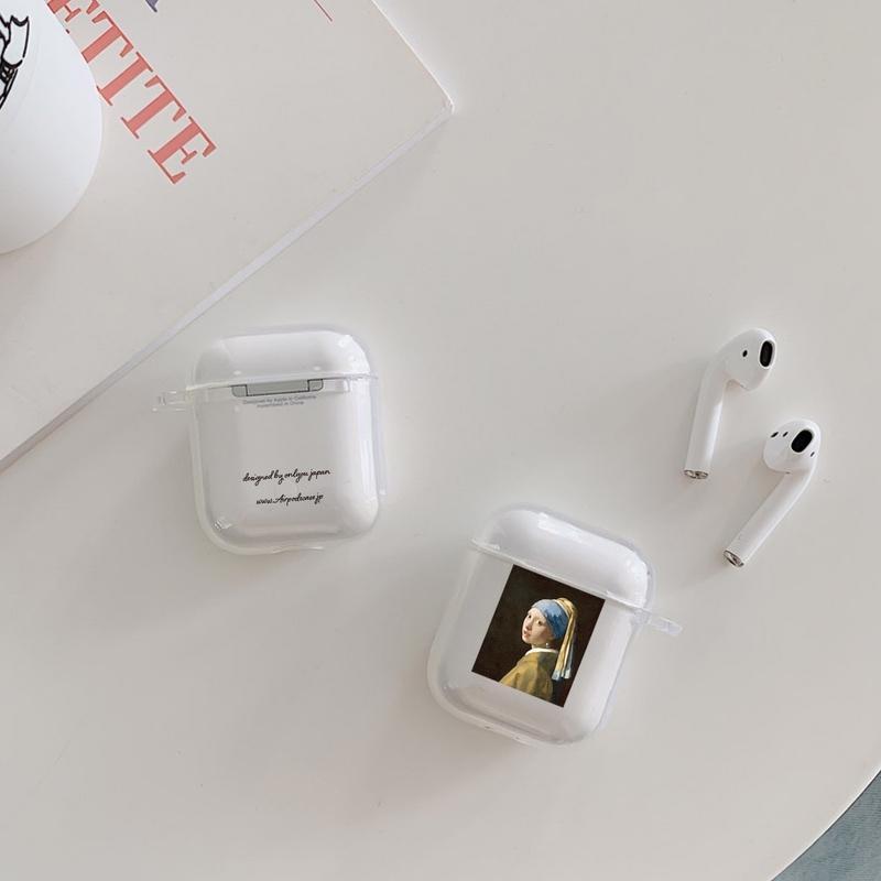 79 以上節約 Airpods Pro 3 ケース 名画 絵画 デザイン 真珠の耳飾りの少女 フェルメール クリア 透明 韓国 エアーポッズ プロ カバー かわいい お揃い レディース Cisama Sc Gov Br