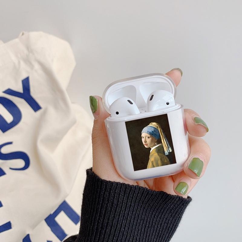 79 以上節約 Airpods Pro 3 ケース 名画 絵画 デザイン 真珠の耳飾りの少女 フェルメール クリア 透明 韓国 エアーポッズ プロ カバー かわいい お揃い レディース Cisama Sc Gov Br