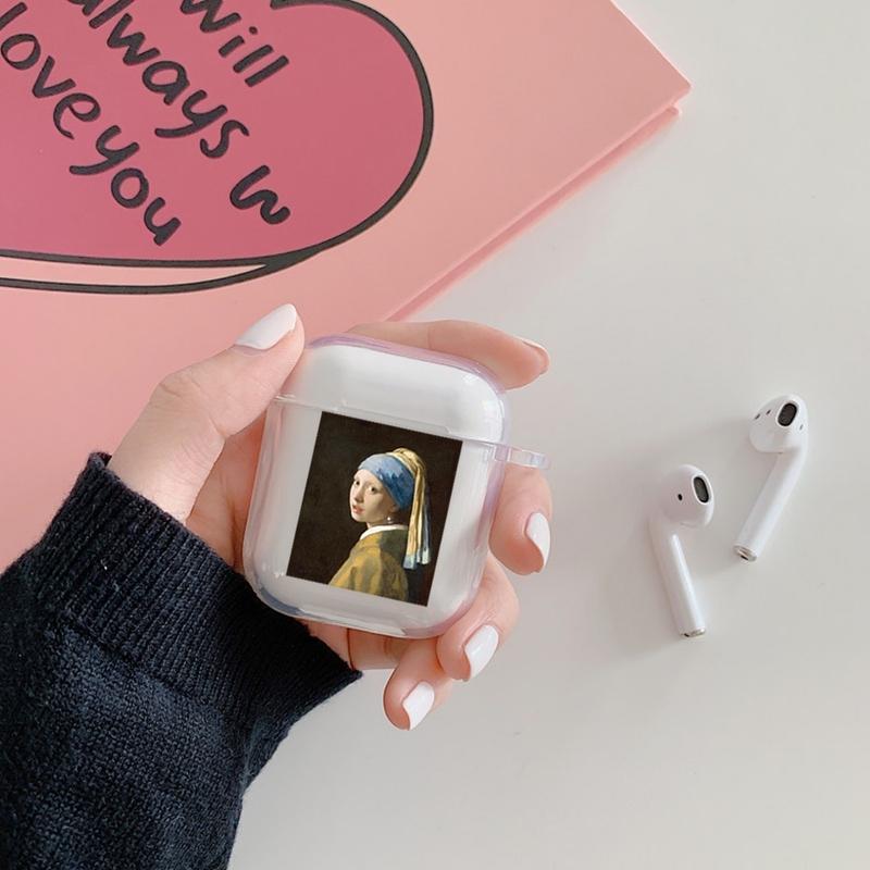 79 以上節約 Airpods Pro 3 ケース 名画 絵画 デザイン 真珠の耳飾りの少女 フェルメール クリア 透明 韓国 エアーポッズ プロ カバー かわいい お揃い レディース Cisama Sc Gov Br