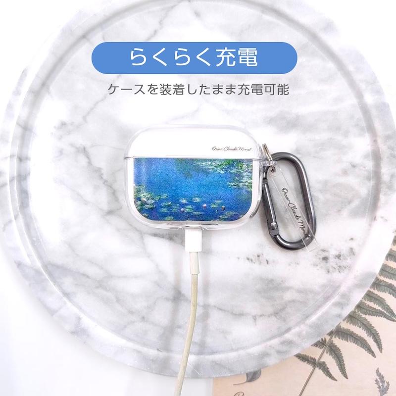 AirPods Pro3 ケース かわいい airpods pro2 第3世代 TPU PC 絵画 名画