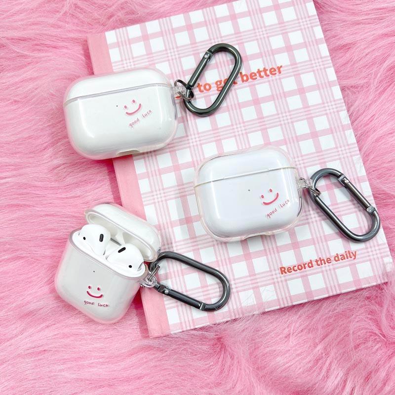 AirPods Pro3 ケース かわいい airpods pro2 第3世代 TPU スマイル