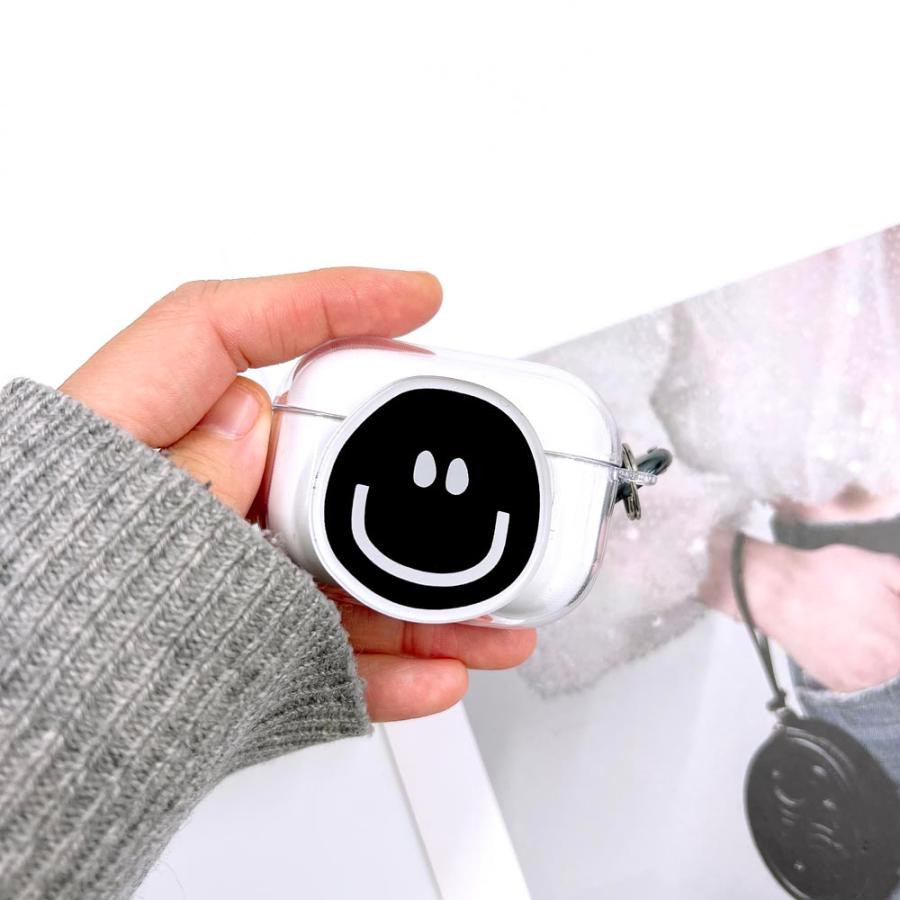 AirPods Pro3 ケース かわいい airpods pro2 第3世代 TPU スマイル