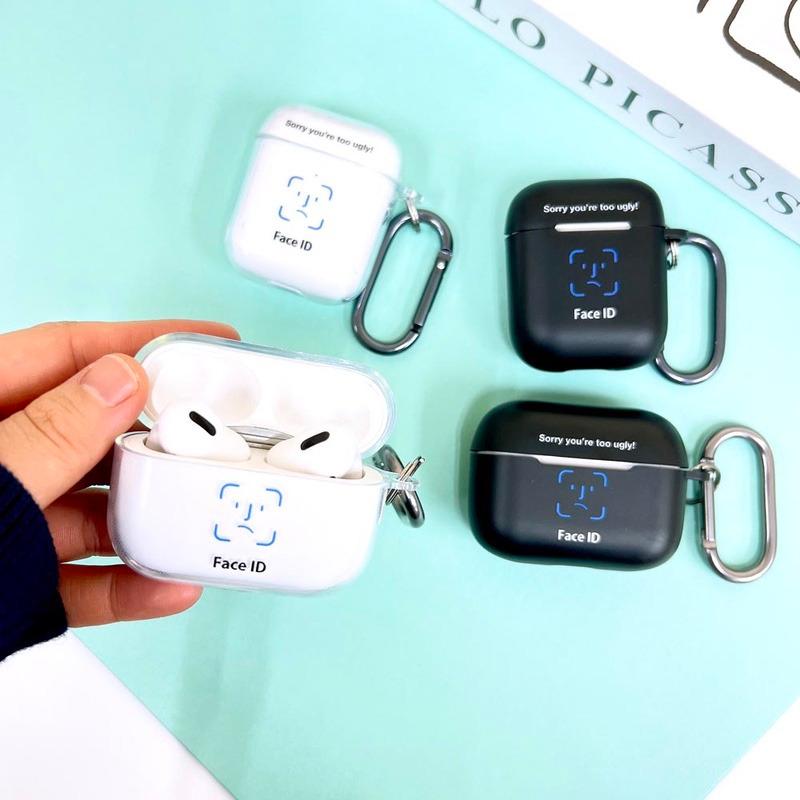 AirPods Pro3 ケース かわいい airpods pro2 第3世代 TPU PC faceid 顔