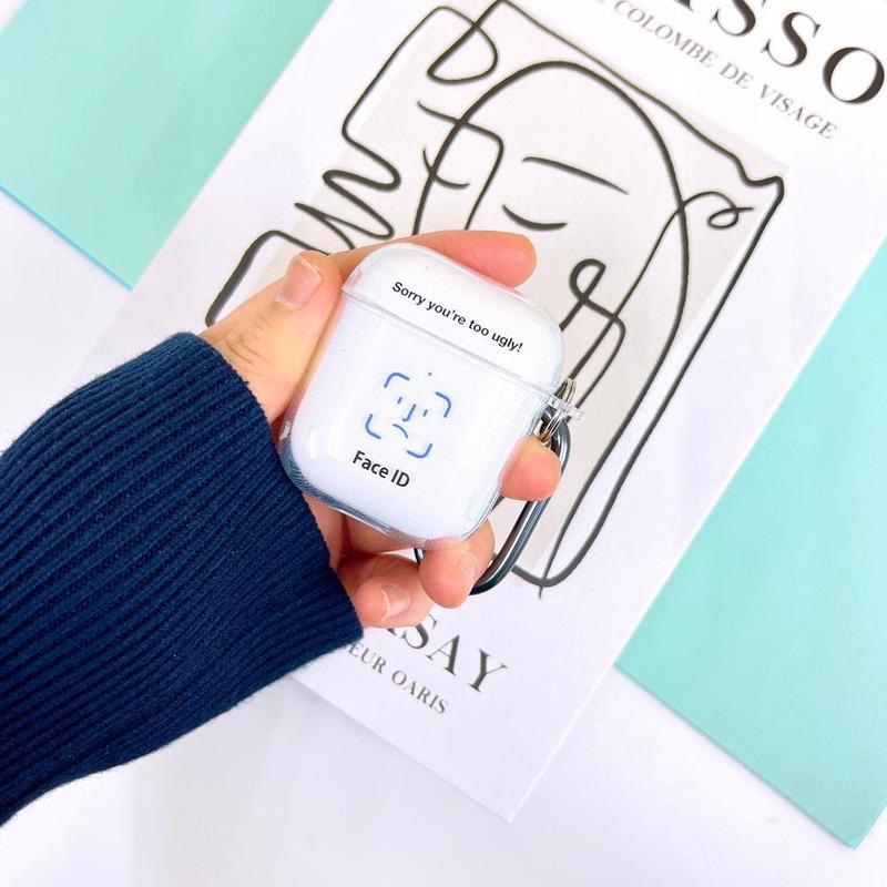 AirPods Pro3 ケース かわいい airpods pro2 第3世代 TPU PC faceid 顔