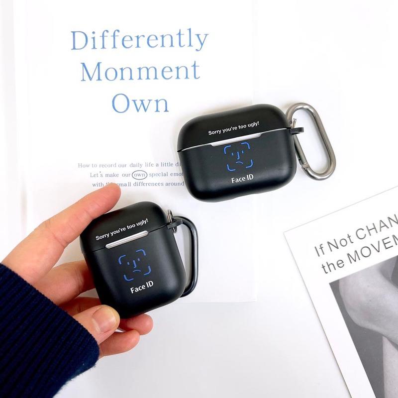 AirPods Pro3 ケース かわいい airpods pro2 第3世代 TPU PC faceid 顔