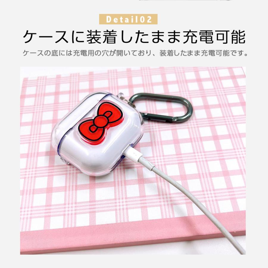 Velthorn リボン AirPods Pro 3 エアポッズアクセサリー AirPods Pro3 ケース かわいい リボン airpods pro2 第3世代 イヤホン