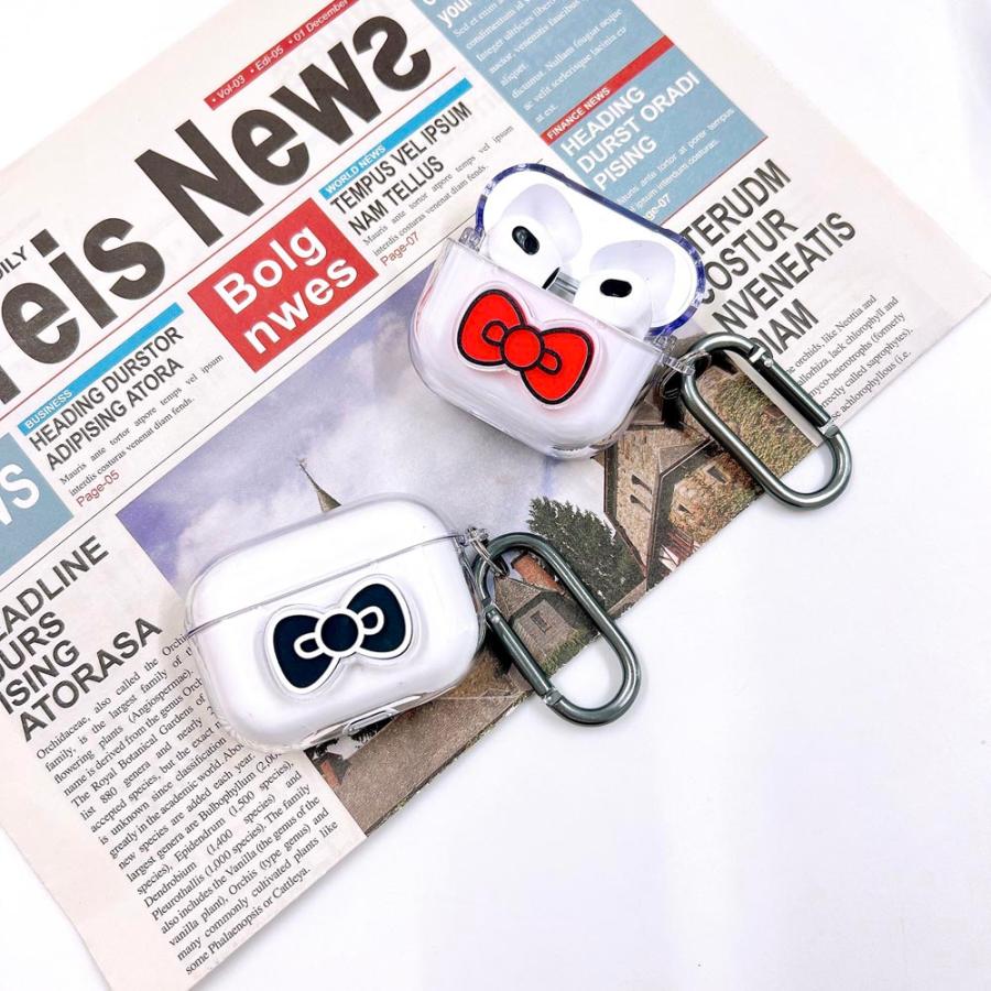 Velthorn リボン AirPods Pro 3 エアポッズアクセサリー AirPods Pro3 ケース かわいい リボン airpods pro2 第3世代 イヤホン