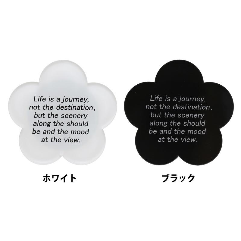 スマホグリップ 韓国 グリップトック フラワー 花 モチーフ モノクロ 英字 ロゴ シンプル かわいい スマホスタンド Griptok 落下防止 カスタム ペア レディース セレクトショップ オンリーユー 通販 Yahoo ショッピング