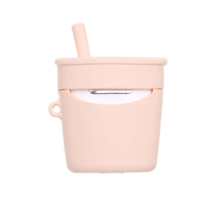 ずっと気になってた Airpods ケース 韓国 タピオカ モチーフ エアーポッズ カバー シリコン ドリンク リンガーリング チャーム セット かわいい おしゃれ イヤホンケース Cisama Sc Gov Br