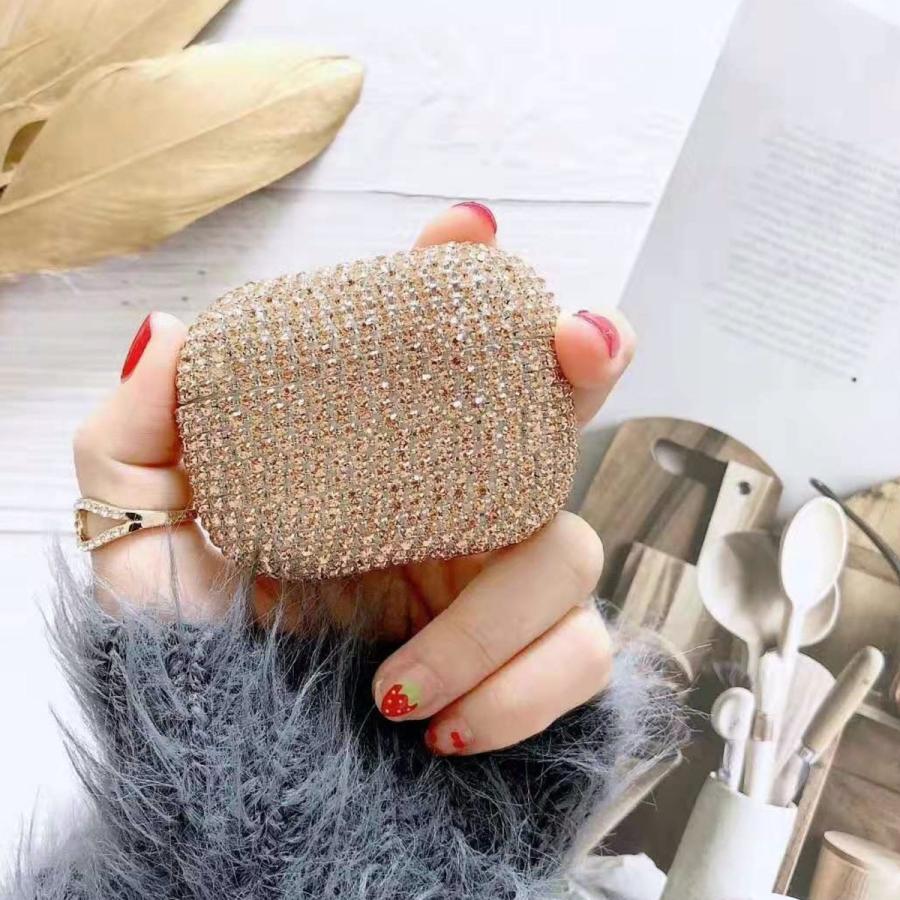 airpods pro ケース 韓国 第2世代 エアポッズプロ キラキラ ストーン