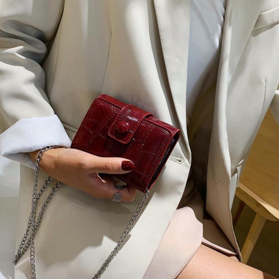 タバコケース コスメケース チェーンショルダーミニバッグ シガー