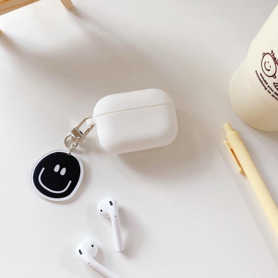 airpods pro ケース 韓国 第2世代 エアポッズプロ シリコン スマイル