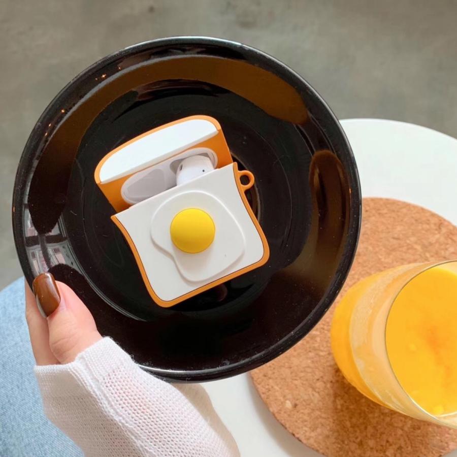 22公式店舗 Airpods ケース 韓国 シリコン 目玉焼きトーストケース エアポッド エアーポッズ カバー 大人 かわいい おしゃれ イヤホンケース 女性 Babylonrooftop Com Au