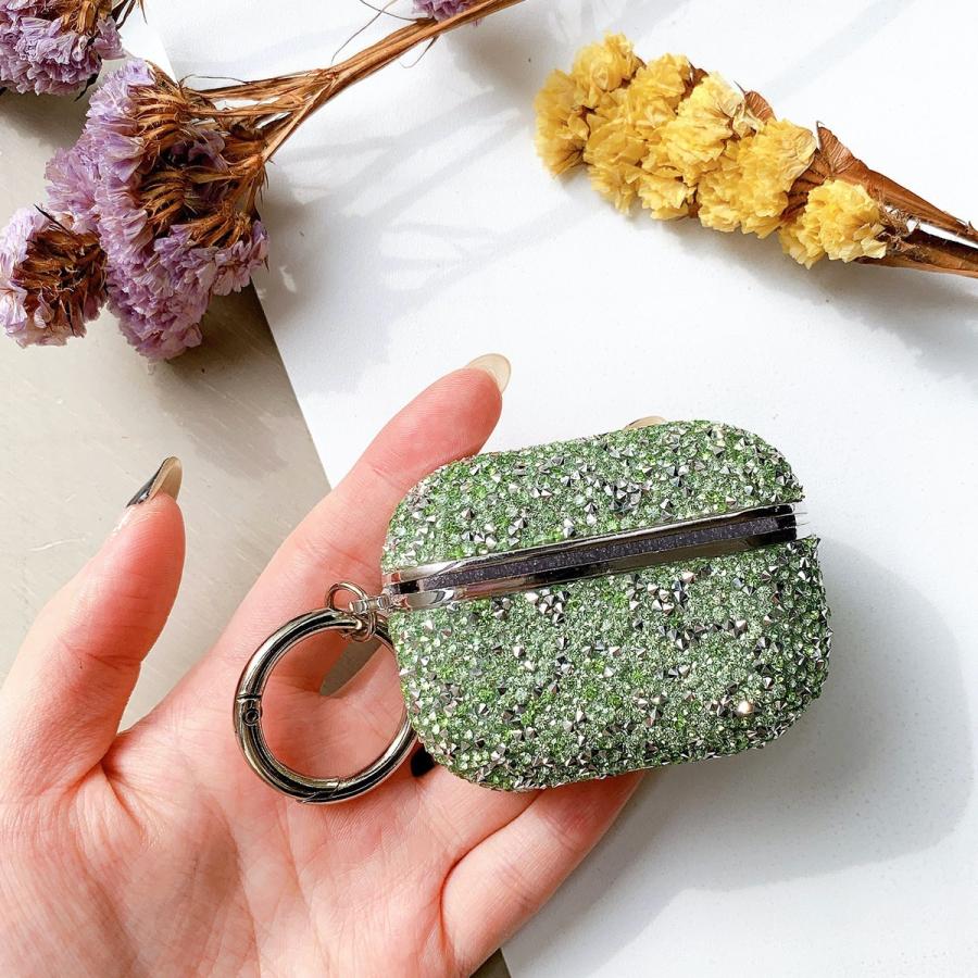 大人気 Airpods ケース 韓国 Pc ハード キラキラストーンケース リング付き エアポッド エアーポッズ カバー 大人 かわいい おしゃれ イヤホンケース 女性 Cisama Sc Gov Br