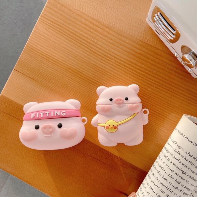 airpods pro ケース 韓国 第2世代 エアポッズプロ TPU ピッグモチーフ
