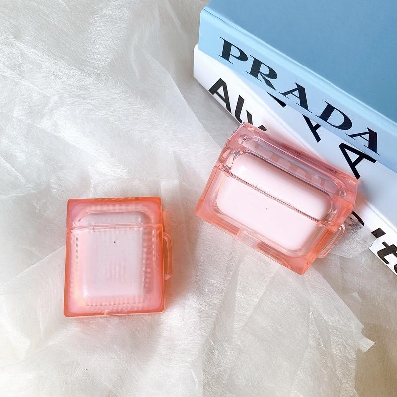 airpods pro ケース 韓国 第2世代 エアポッズプロ TPU カラー スクエア