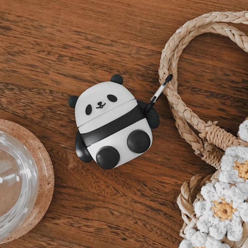 (PANDA) AirPods Pro 第2世代 airpods pro ケース 韓国 第2世代 エアポッズプロ シリコン パンダ