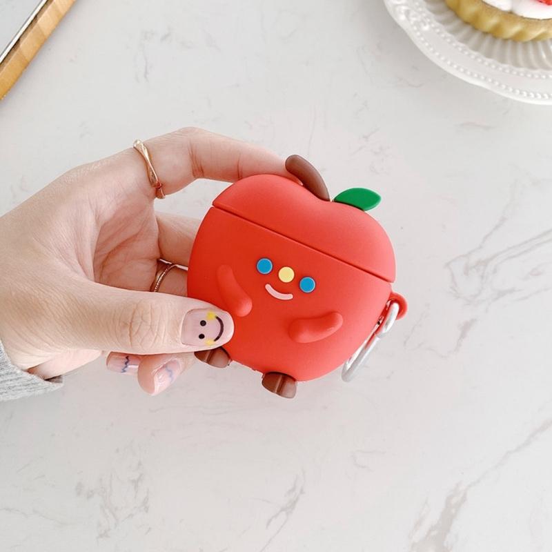 airpods pro ケース 韓国 第2世代 エアポッズプロ シリコン フルーツ