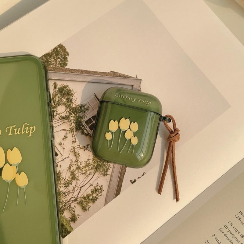 新作からsaleアイテム等お得な商品 満載 Airpods Pro ケース 韓国 Tpu シンプル チューリップ 透け 花 カラビナ フック エアポッド エアーポッズ プロ カバー かわいい イヤホンケース お揃い Cisama Sc Gov Br