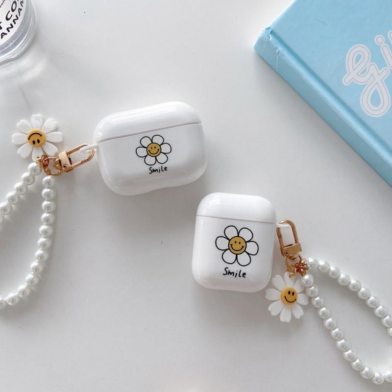 airpods pro ケース 韓国 第2世代 エアポッズプロ TPU フラワー