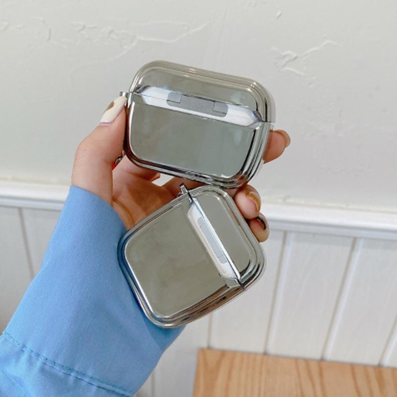 airpods pro ケース 韓国 第2世代 エアポッズプロ TPU シルバー