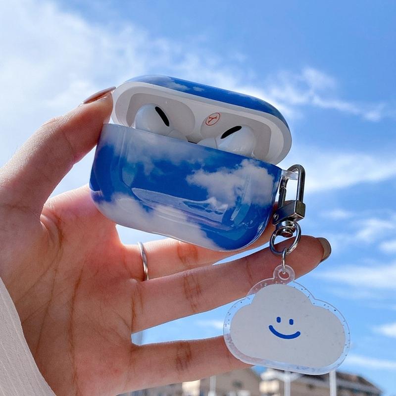 airpods pro ケース 韓国 第3世代 第2世代 TPU 雲 クラウド もこもこ
