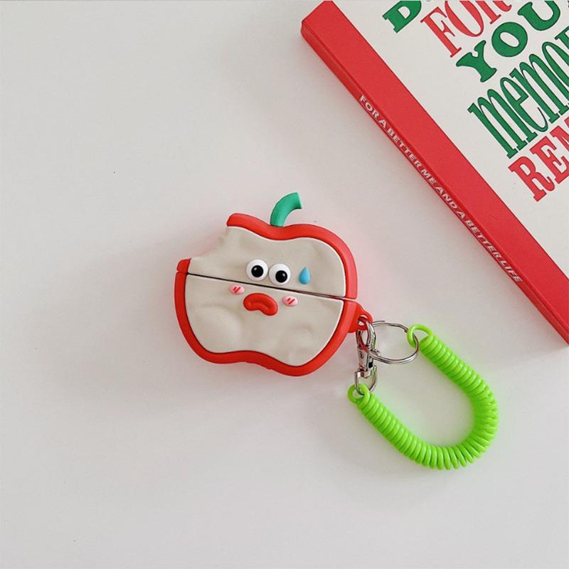 airpods pro ケース 韓国 第3世代 第2世代 シリコン りんご アップル