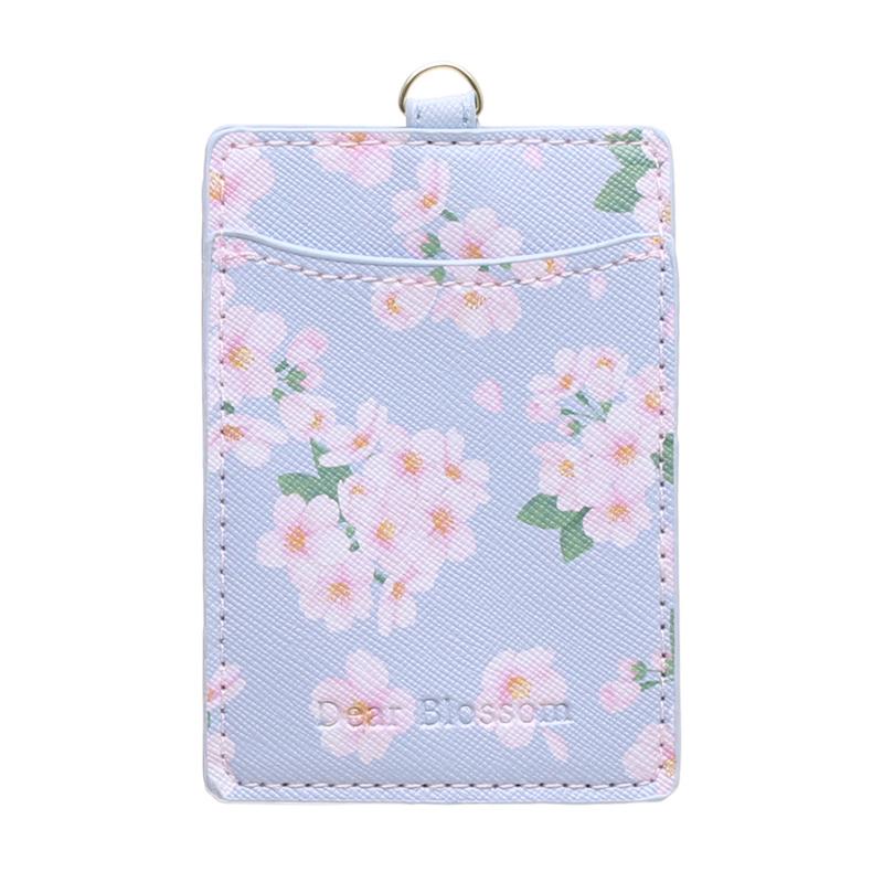 定期入れ カード入れ カードケース IDケース 社員証 首掛け 花柄