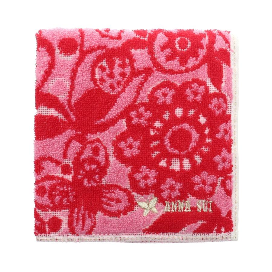 アナスイ Anna Sui 花 フラワー タオルハンカチ ハンドタオル タオル