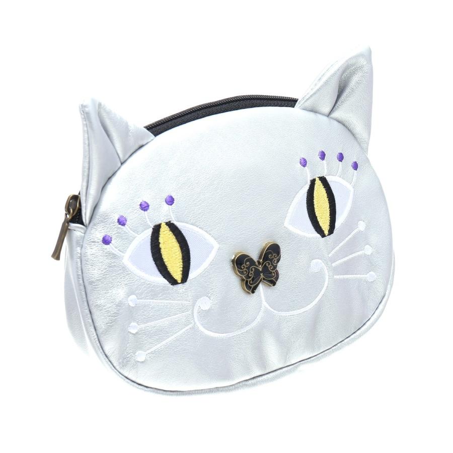 ANNA SUI アナスイ ねこ ネコ ポーチ 収納 小物入れ 合皮 ANNA SUI アナスイ ねこ ネコ ポーチ 収納 小物入れ 合皮