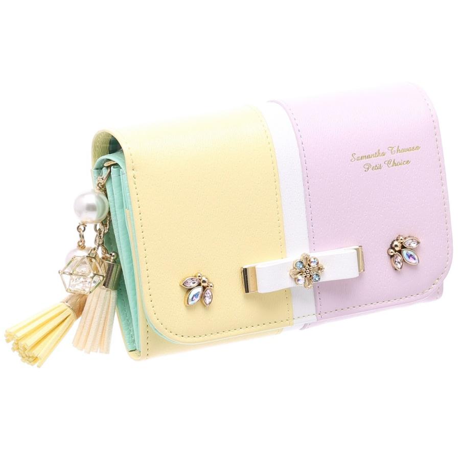 大切な Samantha Thavasa Petit Choice 三つ折り財布 折り財布 Virtualcontrol Com