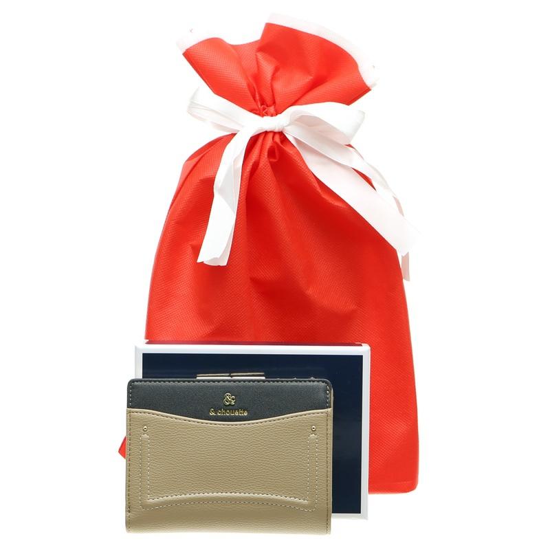 【美品】サマンサタバサ　ジャイアンツコラボ二つ折り財布 サマンサタバサ &シュエット 金具 がま口 口金 折財布 財布 二