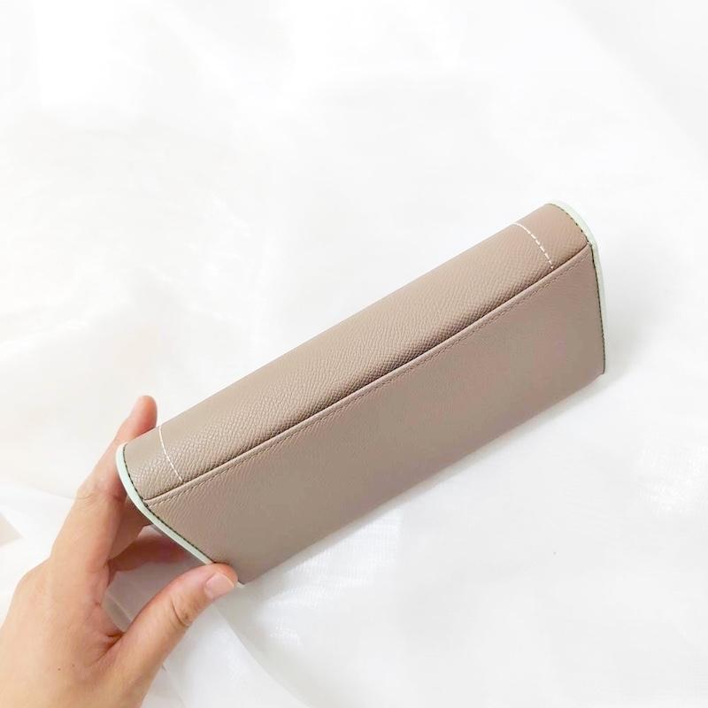 アンドシュエット chouette 長財布 財布 被せ かぶせ アクセントカラー