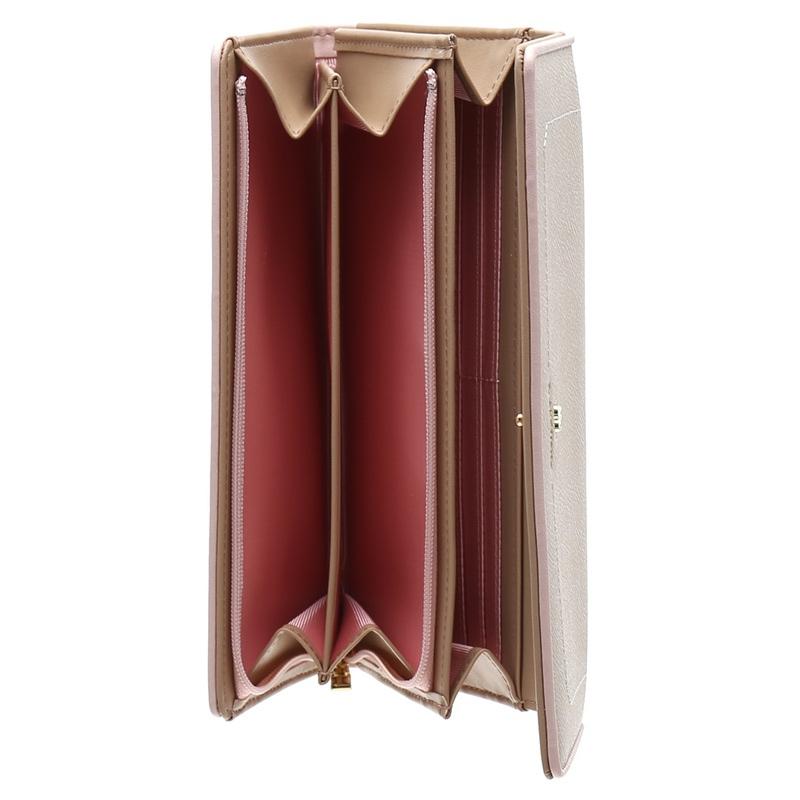 アンドシュエット chouette 長財布 財布 被せ かぶせ アクセントカラー