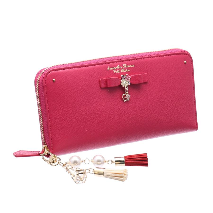 サマンサタバサ プチチョイス Samantha Thavasa Petit Choice フラワーハートラウンド ファスナー 長財布 レディース サイフ セレクトショップ オンリーユー 通販 Yahoo ショッピング