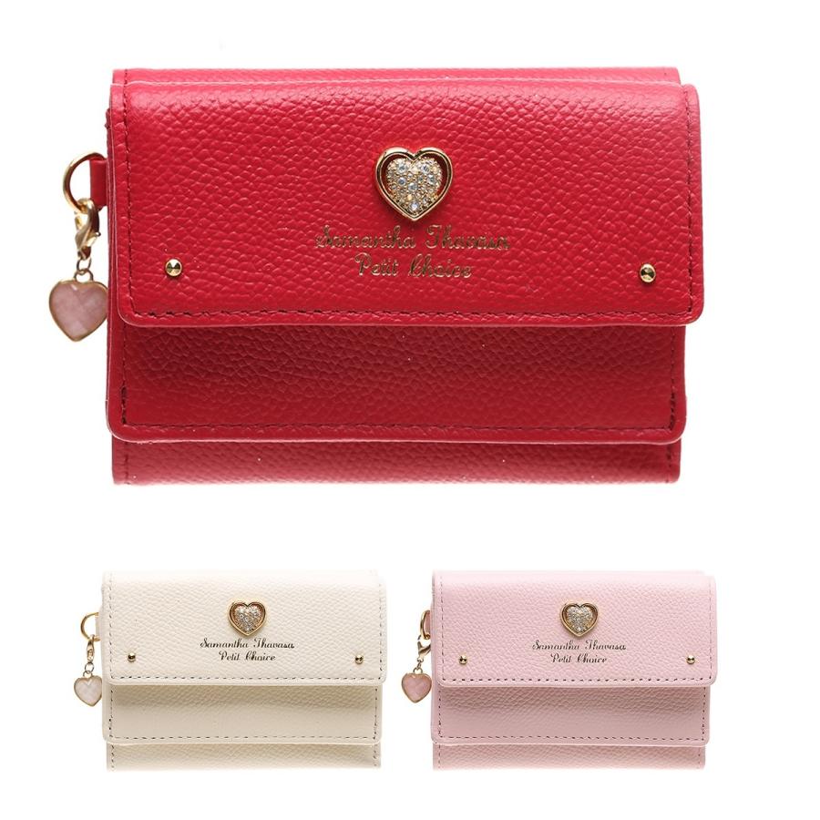 サマンサタバサプチチョイス Samantha Thavasa Petit Choice ティッピー 折財布 ハート 三つ財布 シンプル 折財布 レディース サイフ サマンサ セレクトショップ オンリーユー 通販 Yahoo ショッピング