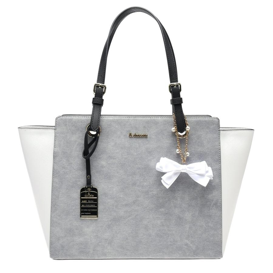 サマンサタバサ シュエット Chouette デニム風 対応 バイカラー トートバッグ ショルダーバッグ ハンドバッグ バッグ レディース セレクトショップ オンリーユー 通販 Yahoo ショッピング