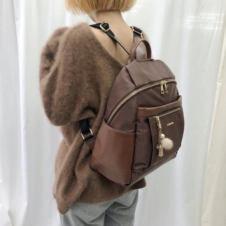 サマンサタバサ シュエット Chouette ユニセックス ラウンドジップ ナイロンリュック M バックパック レディース セレクトショップ オンリーユー 通販 Yahoo ショッピング