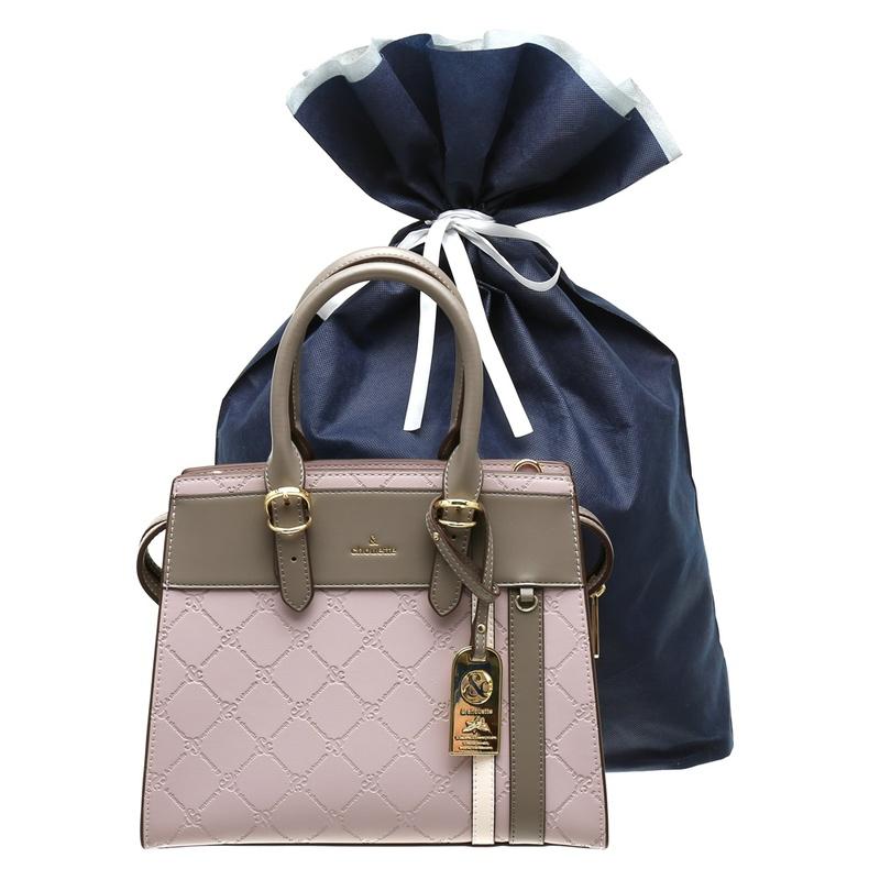 & chouette サマンサタバサ &シュエット 型押し モノグラム 2way  