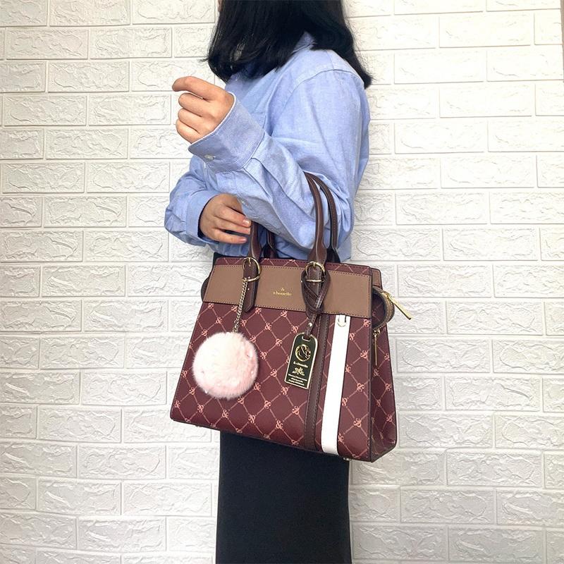 & chouette サマンサタバサ &シュエット モノグラム ライン ショルダー