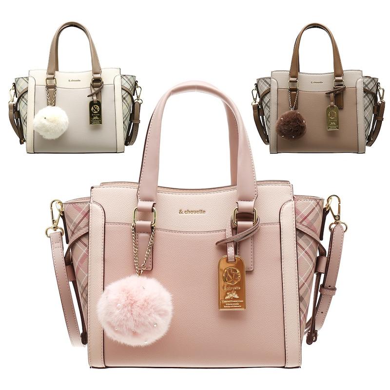 & chouette（アンドシュエット） chouette チェック シンプル 2way 