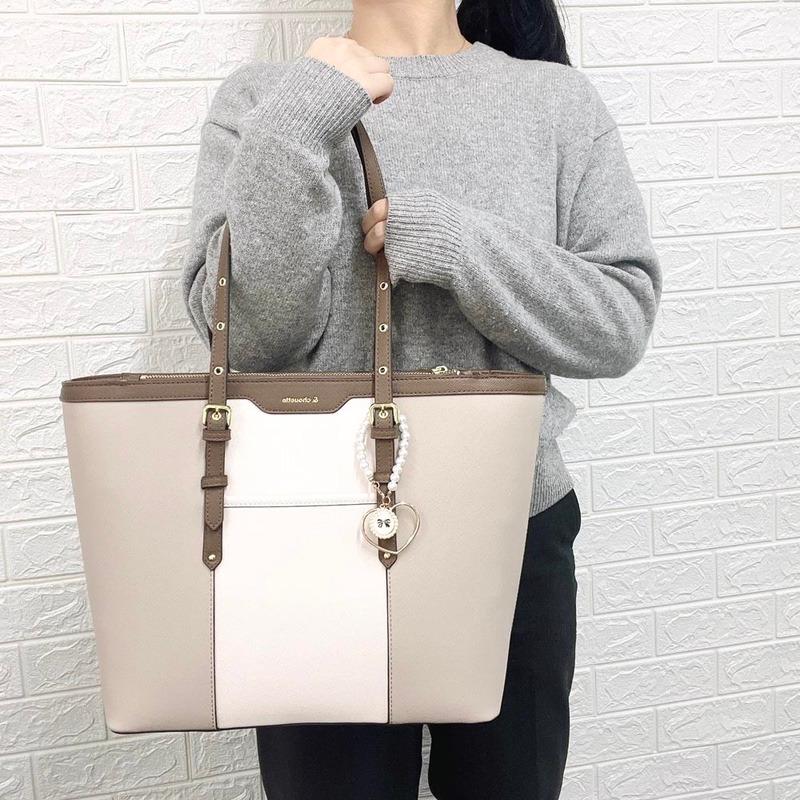 アンドシュエット ツイードスクエアバッグ(FREE ピンク): & chouette｜アンドシュエット