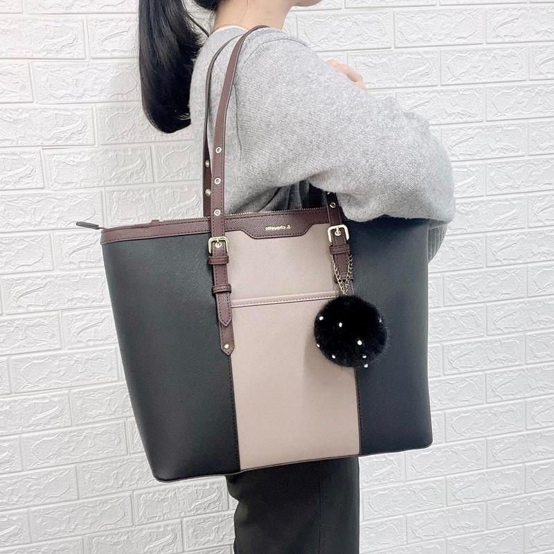 & chouette（アンドシュエット） chouette バイカラー トートバッグ A4