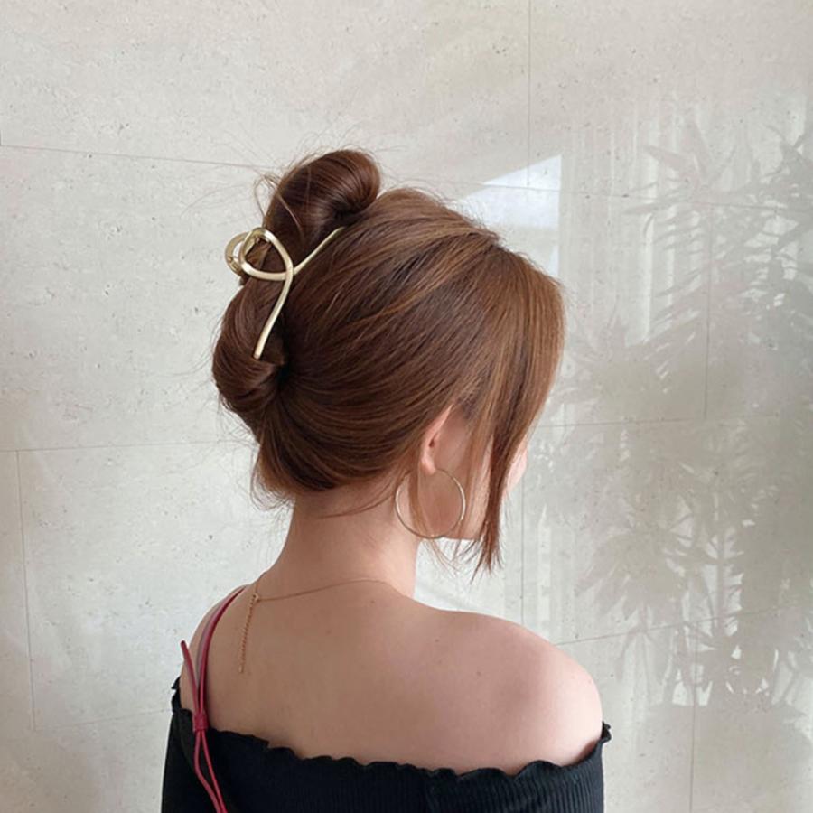 バンスクリップ ヘアアクセサリー 韓国 メタルカラーバンスクリップ 大きめ クリップ ヘアピン シンプル レディース 髪留め 簡単 セレクトショップ オンリーユー 通販 Yahoo ショッピング